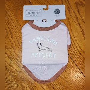 🖤Grayson Pup Paws & Reflect Dog Tee XS